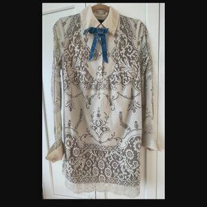 ANNA SUI Sweet Lace Dress - Size Medium